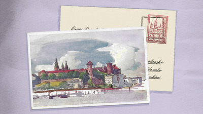 Zdjęcie - Wawel Castle on old postcards